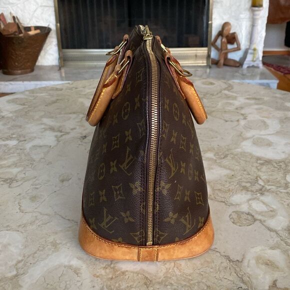 Louis Vuitton Alma PM Monogram Satchel Bag Dust-bag Lock & 2 Keys - Picture 6 of 17